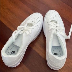 Nike Air Force ones (platform)